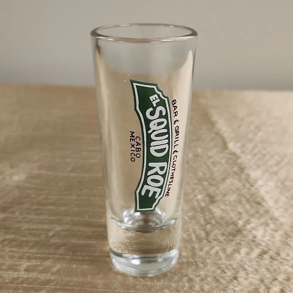 El Squid Roe Bar & Grill & Clothesline Cabo Mexico Shot Glass